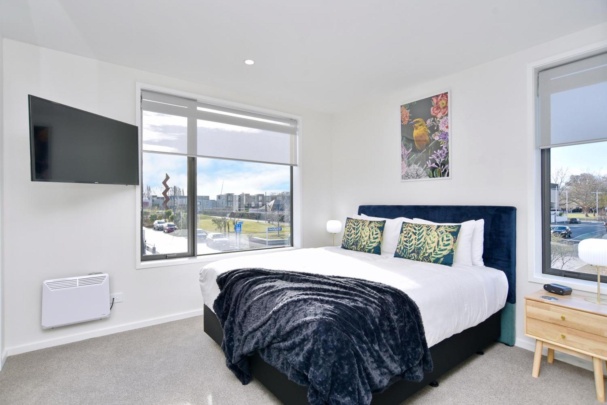 Hereford St Apartment - Christchurch Holiday Homes المظهر الخارجي الصورة