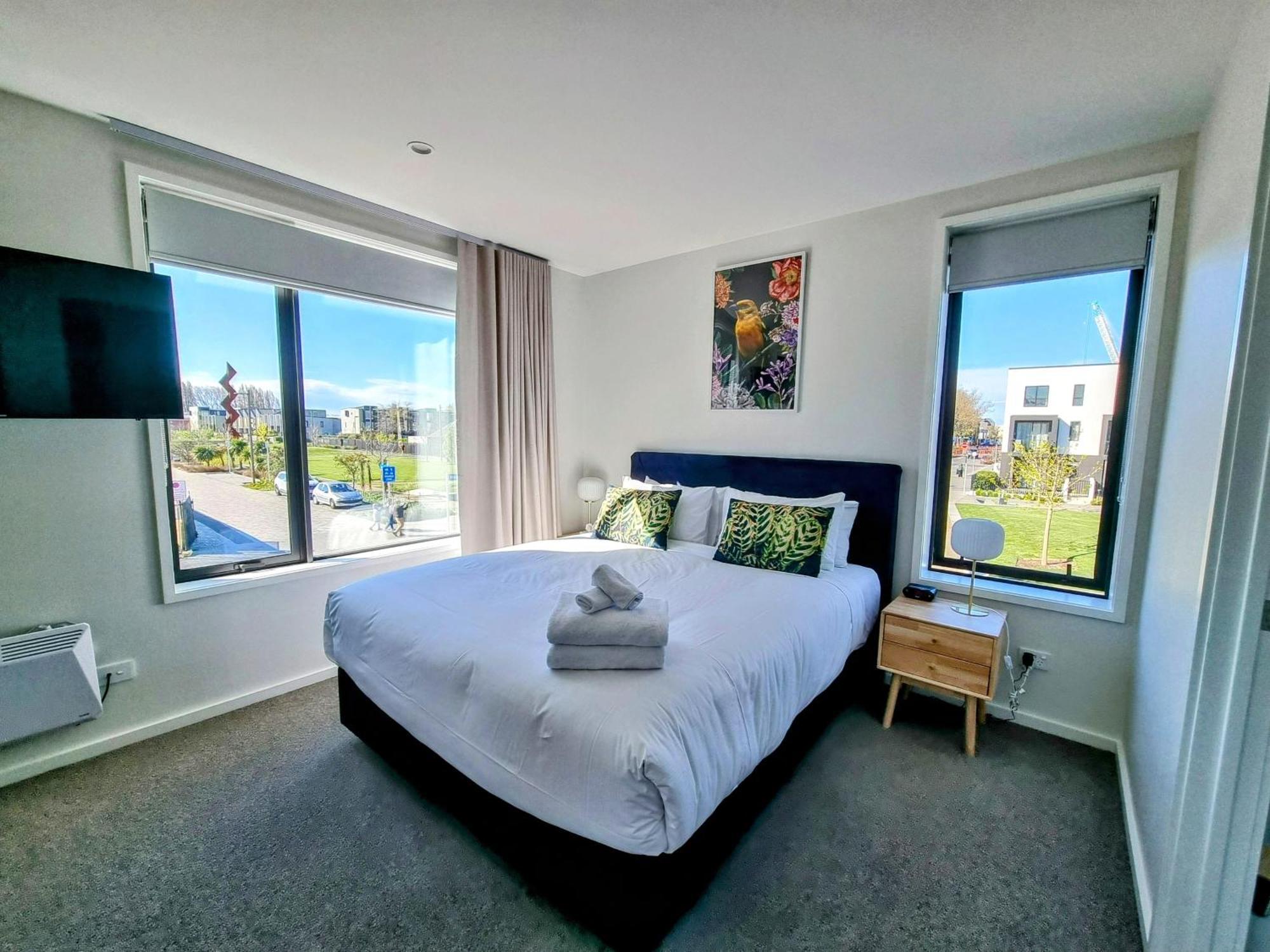 Hereford St Apartment - Christchurch Holiday Homes المظهر الخارجي الصورة